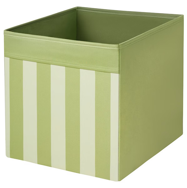 IKEA wkład do regał KALLAX pudełko DRONA ziel/wzór