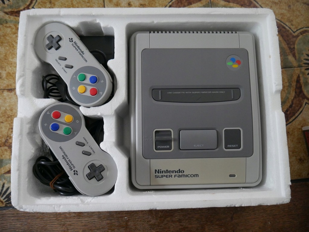 snes jap super famicom komplet karton