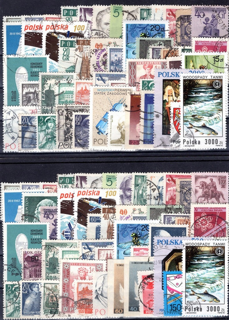 Pakiet znaczków polskich kasowane [462]