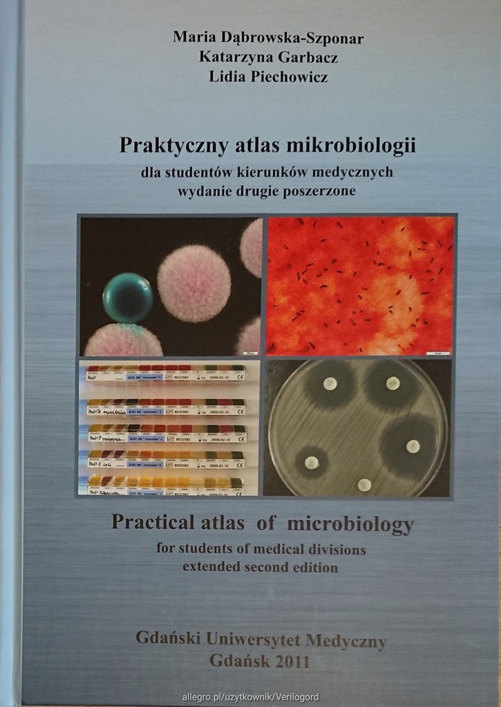 Praktyczny atlas mikrobiologii M.Dąbrowska-Szponar