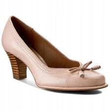 CLARKS BOMBAY LIGHTS BLUSH PINK 36 NOWE CZÓŁENKA