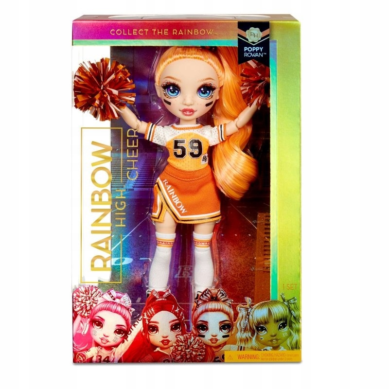 MGA Lalka RAINBOW High Cheer Doll , 572046 10919145365 oficjalne
