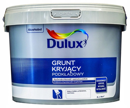 Grunt latex 8 l biały Dulux