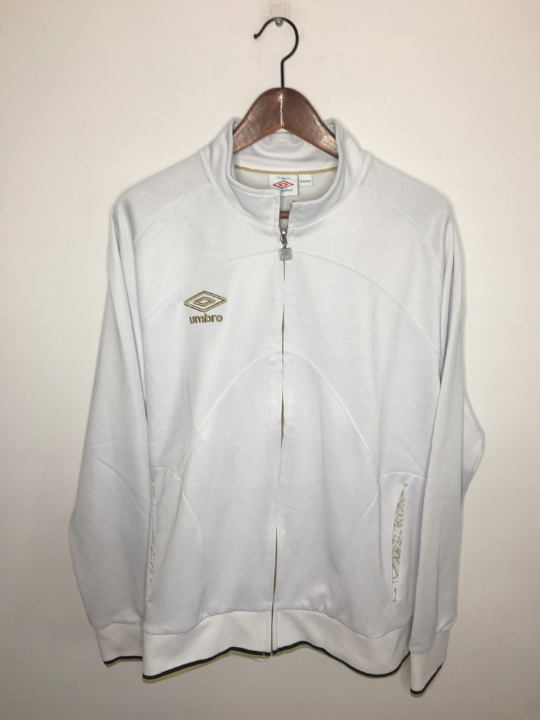 Bluza Umbro streetwear vintage XL Biała rozpinana