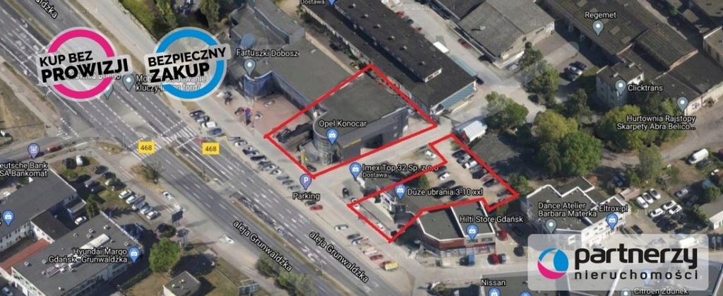 Działka, Gdańsk, Oliwa, 2032 m²