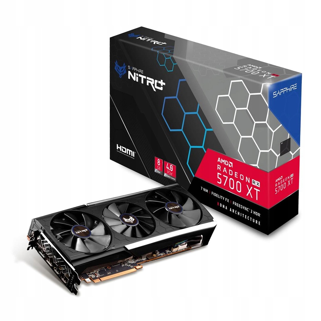 OUTLET Karta Sapphire Radeon RX 5700 XT NITRO+ 8GB