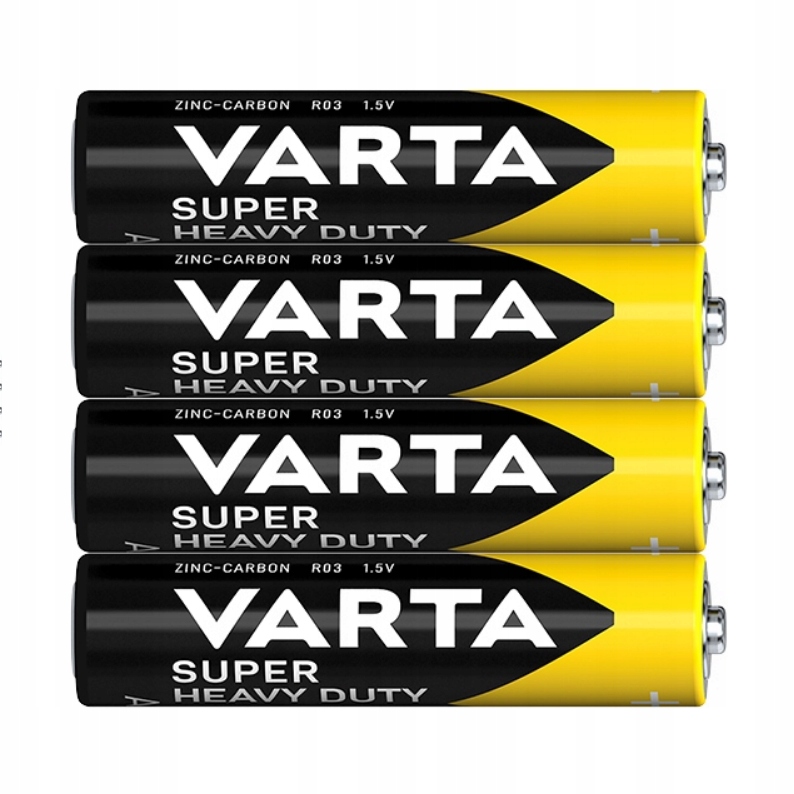 4x Bateria VARTA Superlife AAA R3 cynkowo-węglowa