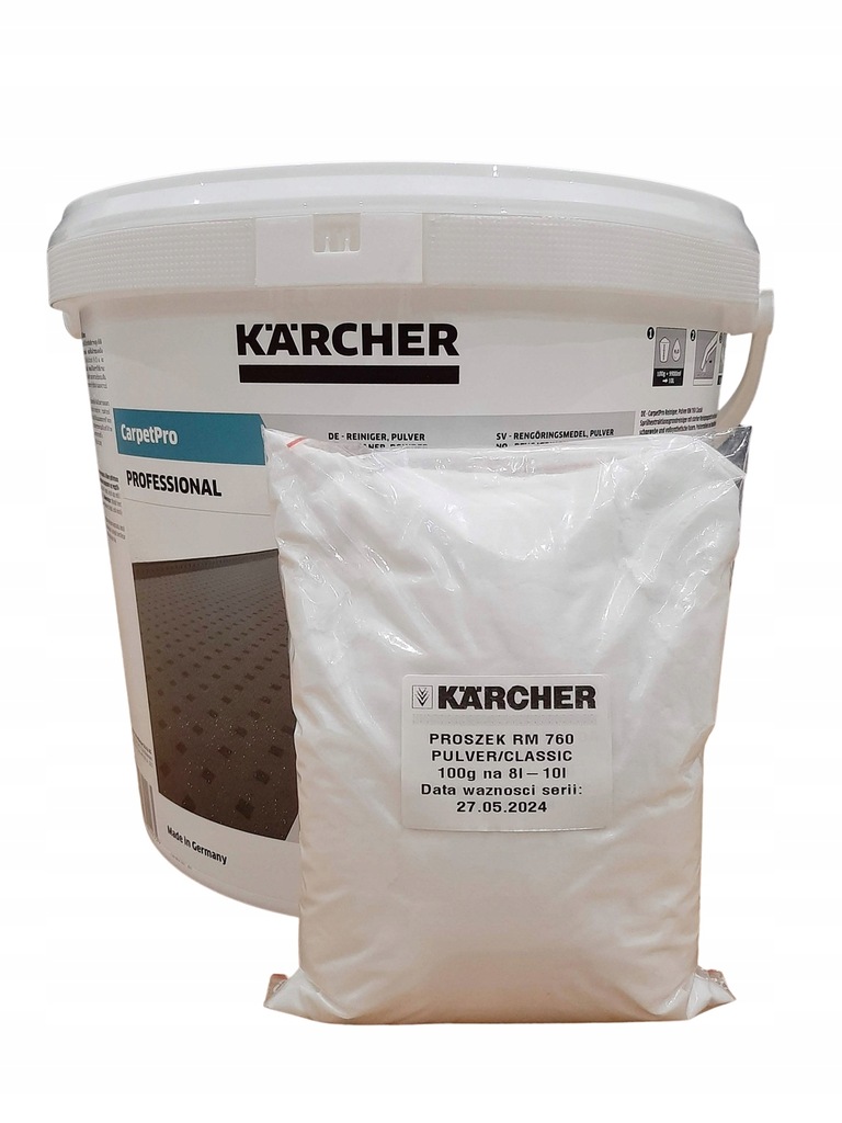 Proszek do dywanów KARCHER RM 760 CLASSIC 0,8 KG - 12535412974 ...