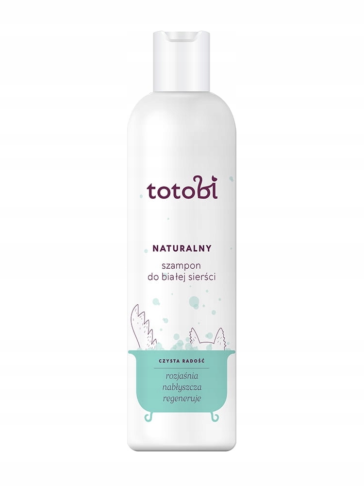 Totobi szampon 300ml do białej sierści dla psa kota