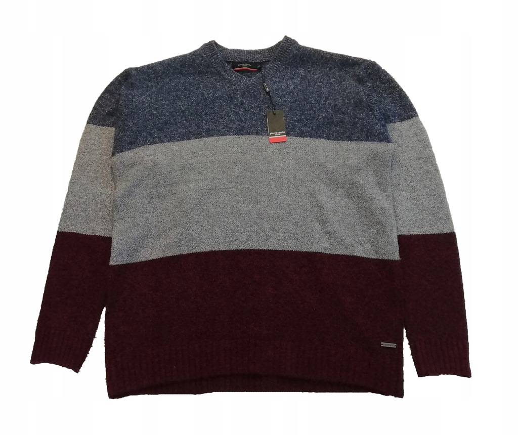 Sweter marki PIERRE CARDIN 3 kolorowy XXL