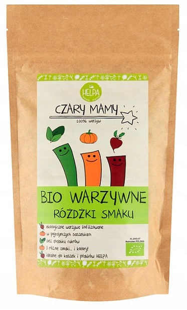 RÓŻDŻKI SMAKU WARZYWNE (LIOFILIZOWANE WARZYWA) BIO