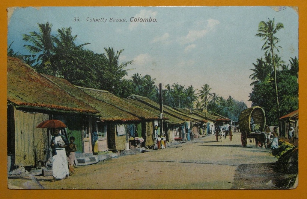 190452, Sri Lanka, Kolombo, obieg 1909