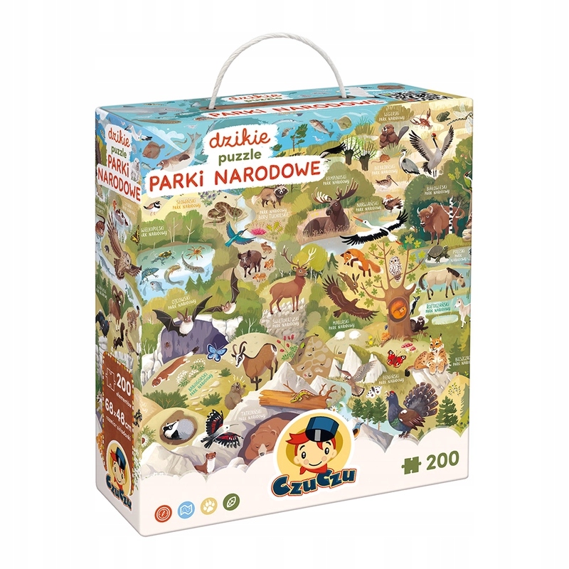 CZUCZU 7497894 Puzzle 200 el. Dzikie puzzle Parki