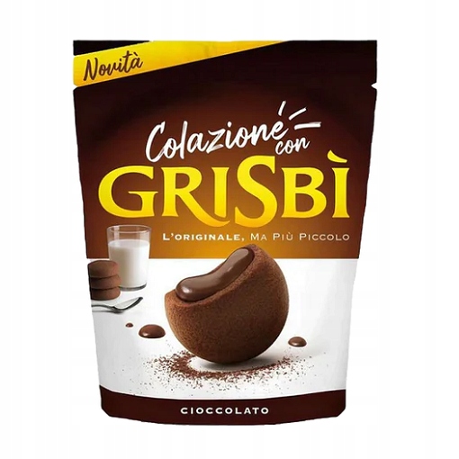 Grisbi Colaciona Cioccolato kruche ciastka z kremem czekoladowym 250g