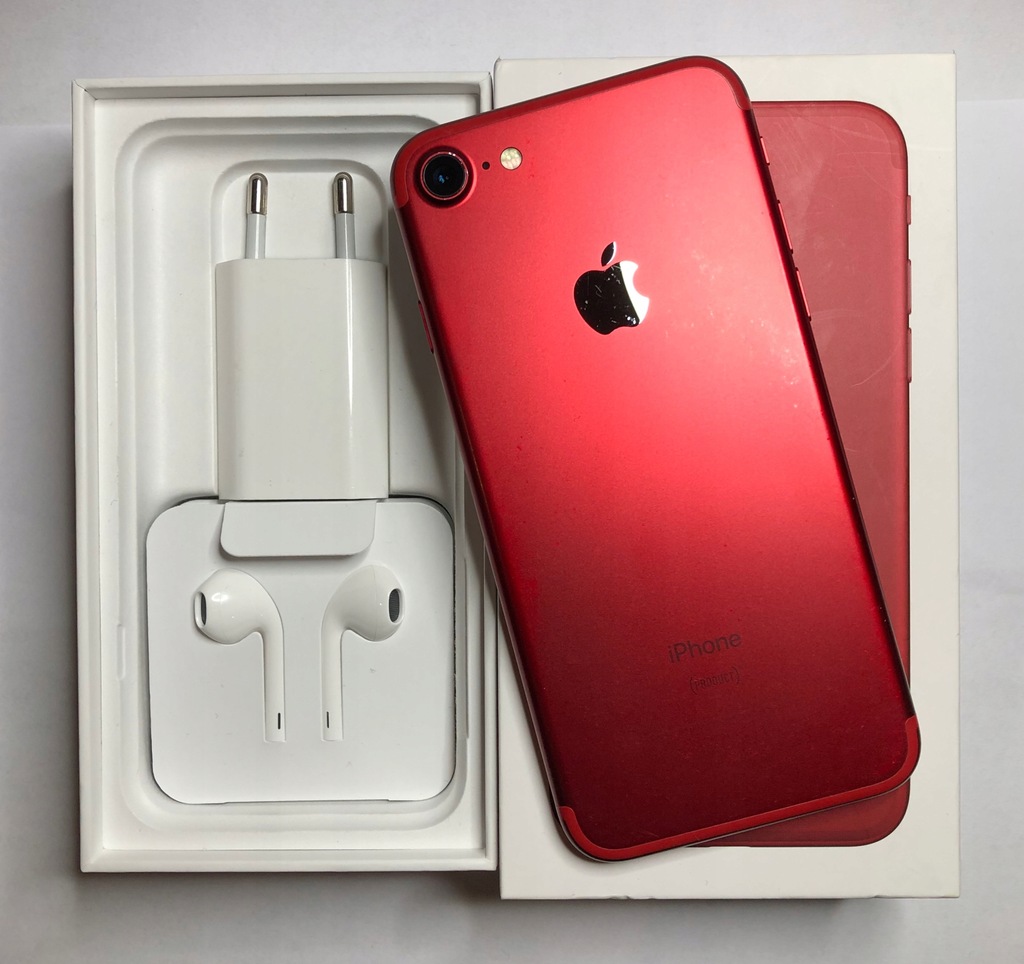 iPhone 7 128GB Czerwony Red W-wa od ręki 1800zł - 7731576551