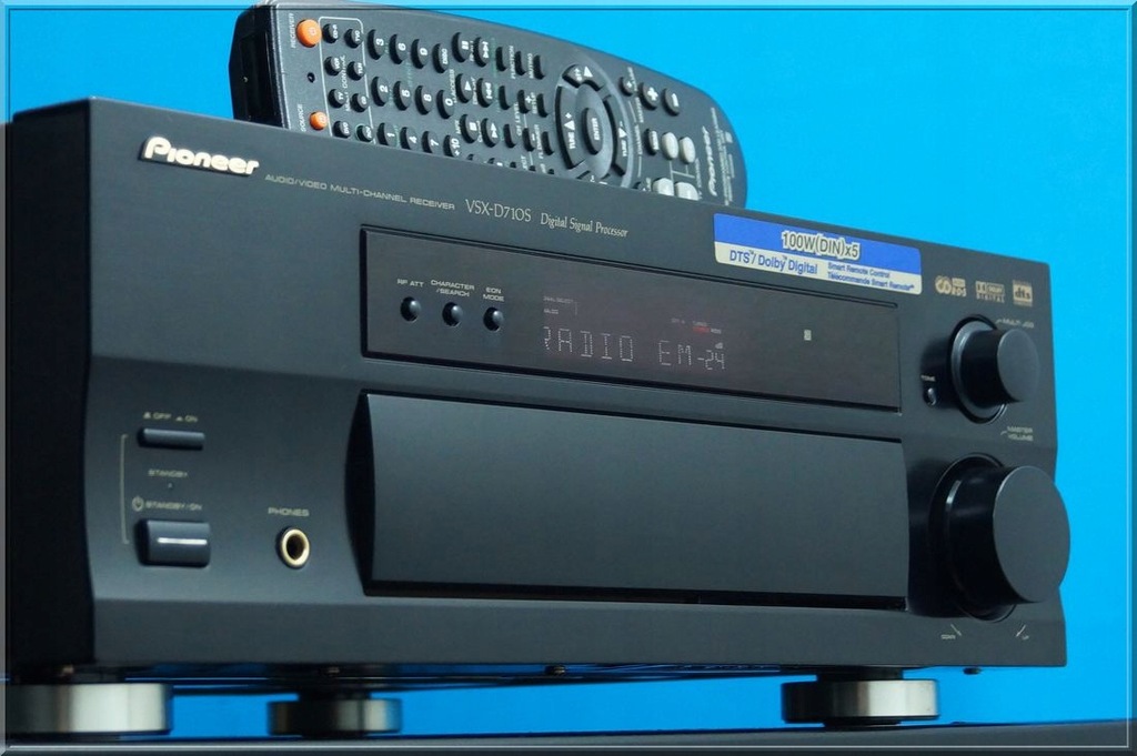AMPLITUNER PIONEER VSX-D710S 5X100W STAN JAK NOWY