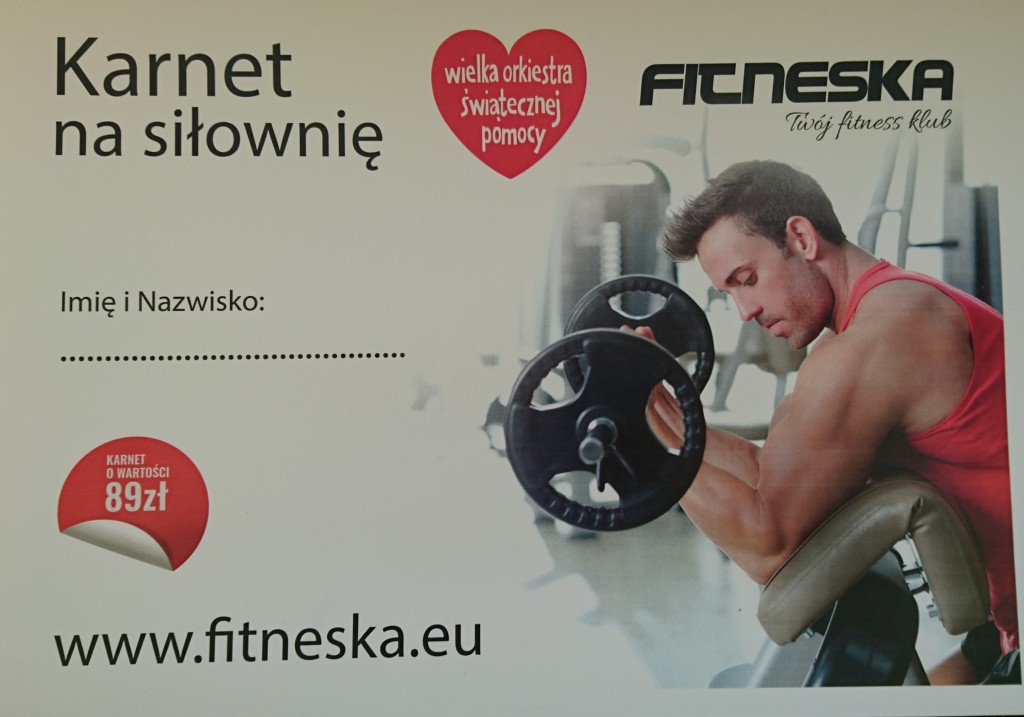 Karnet na siłownie - FITNESKA