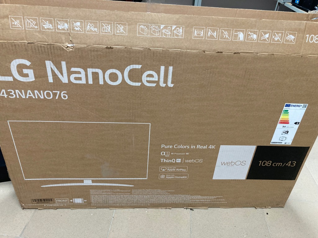 Telewizor nowy LG NanoCell 43NANO76 43" cale
