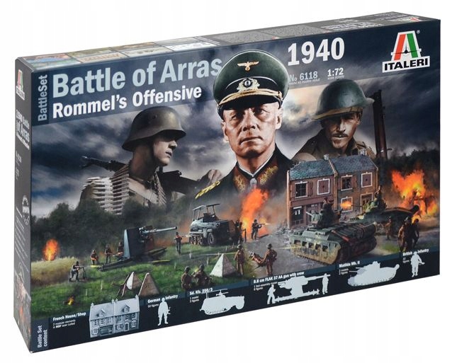 Купить Диорама Битва при Аррасе 1940 г. 1/72 Italeri 6118: отзывы, фото, характеристики в интерне-магазине Aredi.ru