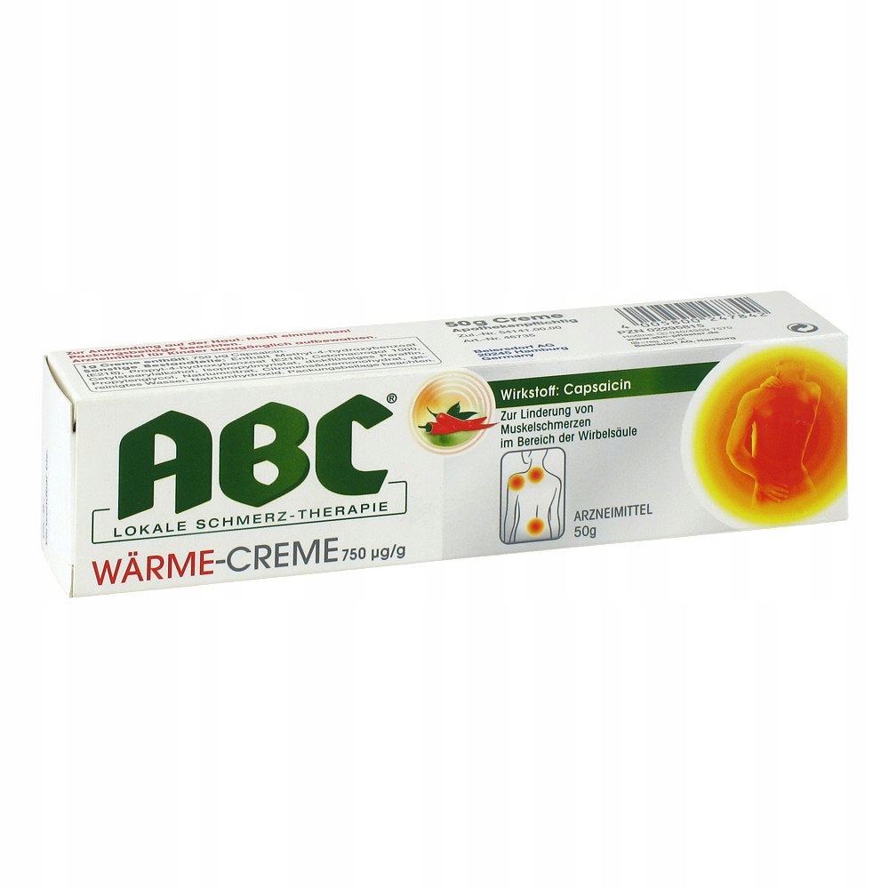 ABC Hansaplast med krem rozgrzewający 50 g