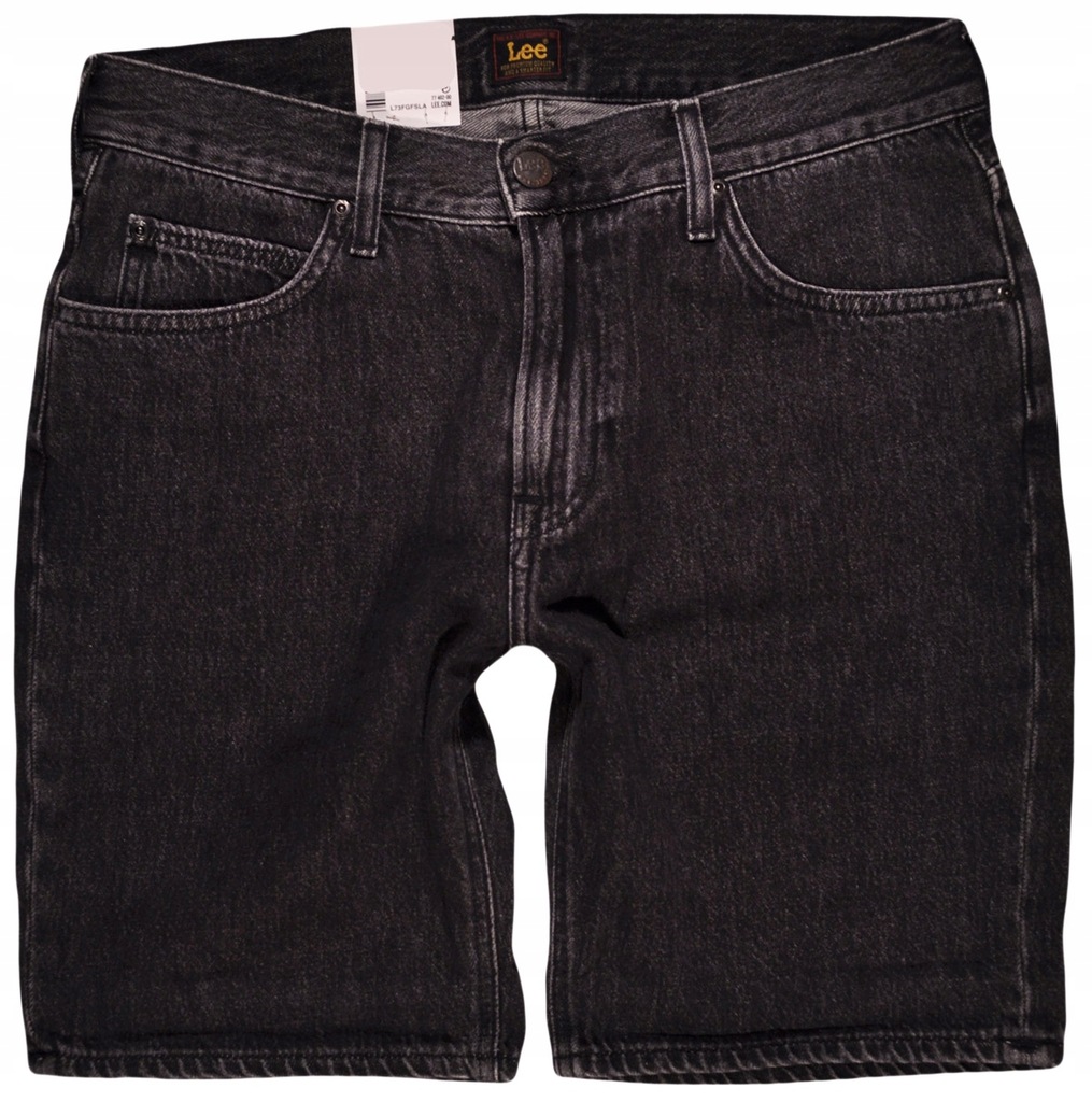 LEE spodenki REGULAR grey jeans RIDER SHORT _ W33