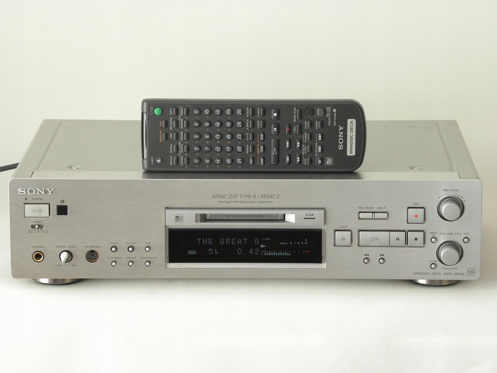 ラジオ・コンポ SONY MXD-D2 CD/MDS-JB940 Sony MDS-JB940 Minidisc Recorder * ATRAC * MDLP * Remote