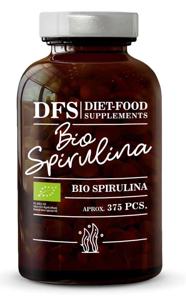 SPIRULINA BIO 375 TABLETEK 150 g (400mg) DIET-FOOD