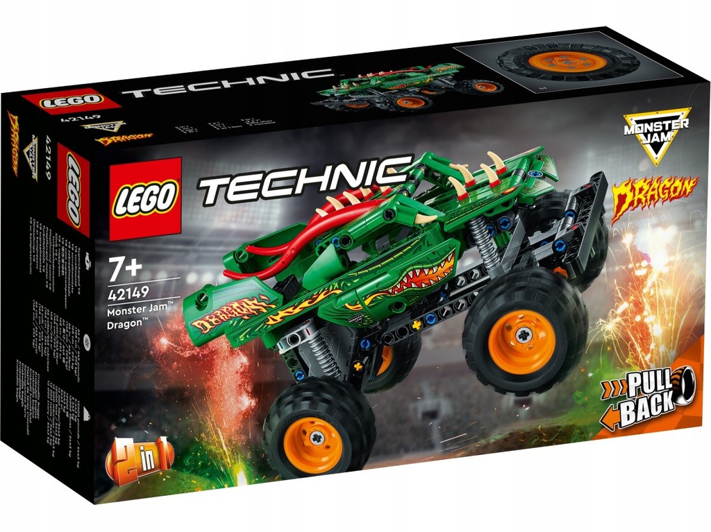 LEGO Technic Monster Jam Dragon 42149