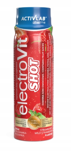 ACTIVLAB ELEKTROVIT SHOT 80ML TRUSKAWKA-POZIOMKA SÓD POTAS MAGNEZ