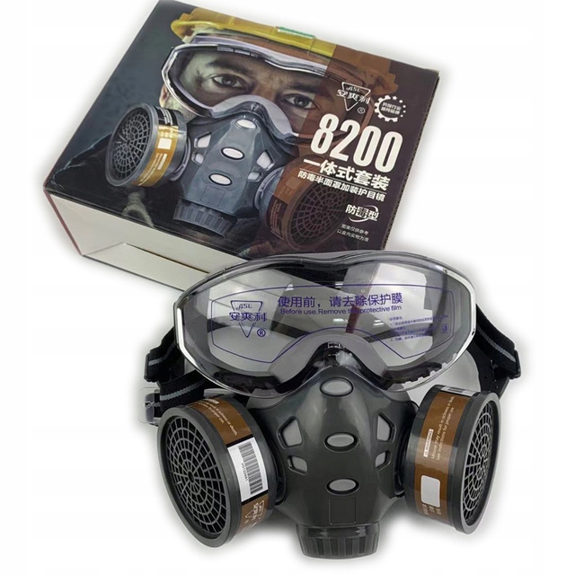 Maska lakiernicza pełna - respirator 3M-8200 GOG
