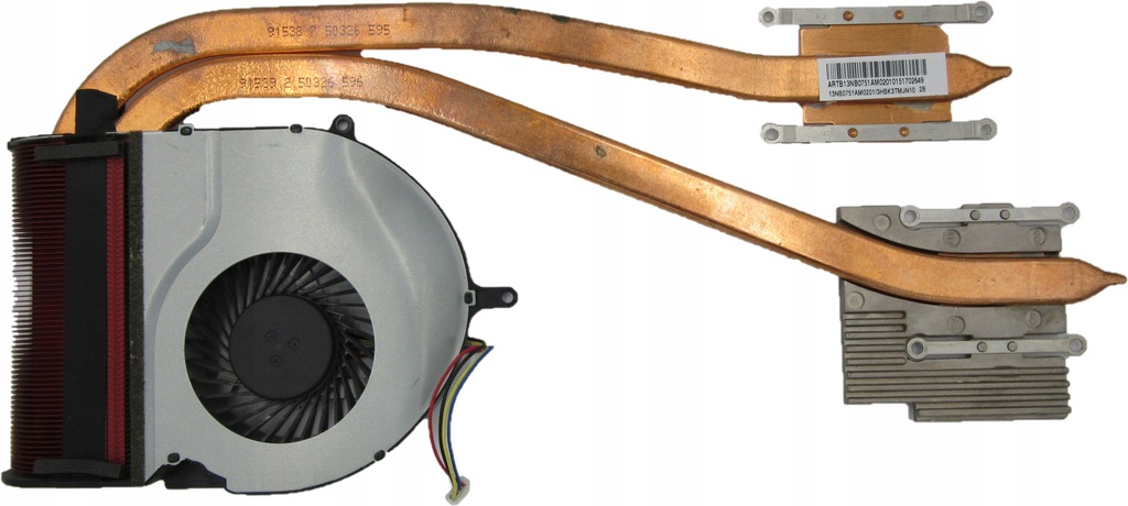 Chłodzenie radiator + wentylator Asus GL771J
