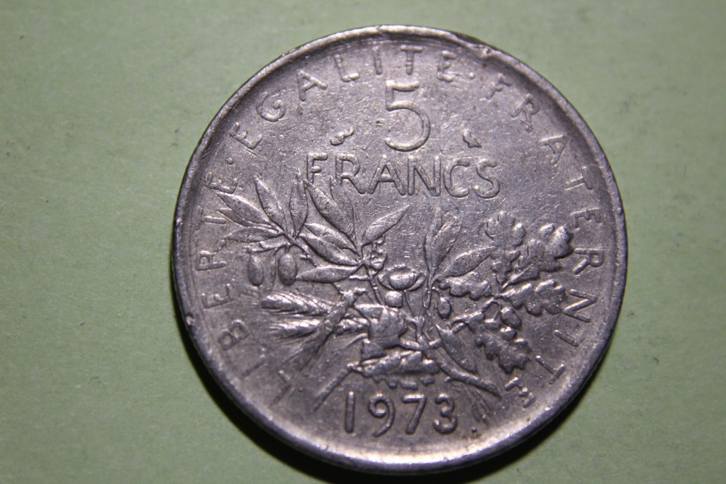 5 FRANK 1973 R.FRANCJA  -W437