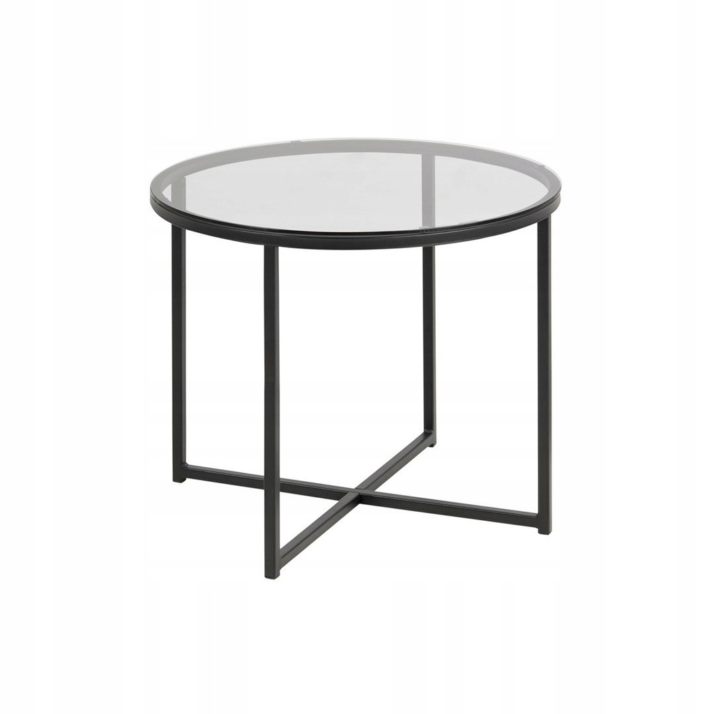 Stół okrągły FLOSY kolor szary styl minimalistyczny 55x55 actona - TABLE/SI