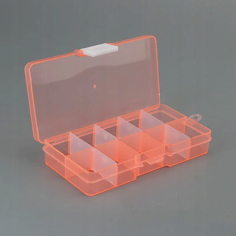10 siatek pudełko do przechowywania plastikowe prz