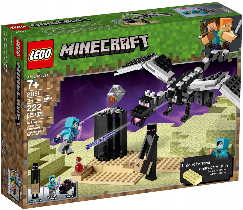 Купить LEGO MINECRAFT Конец битвы 21151: отзывы, фото, характеристики в интерне-магазине Aredi.ru