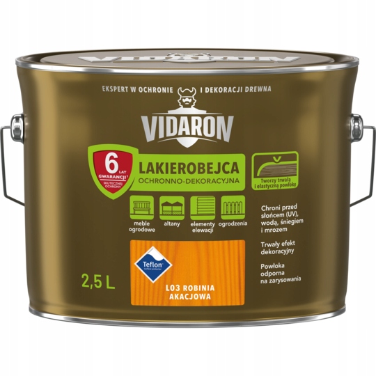 VIDARON lakierobejca L03 robinia akacjowa 2,5L