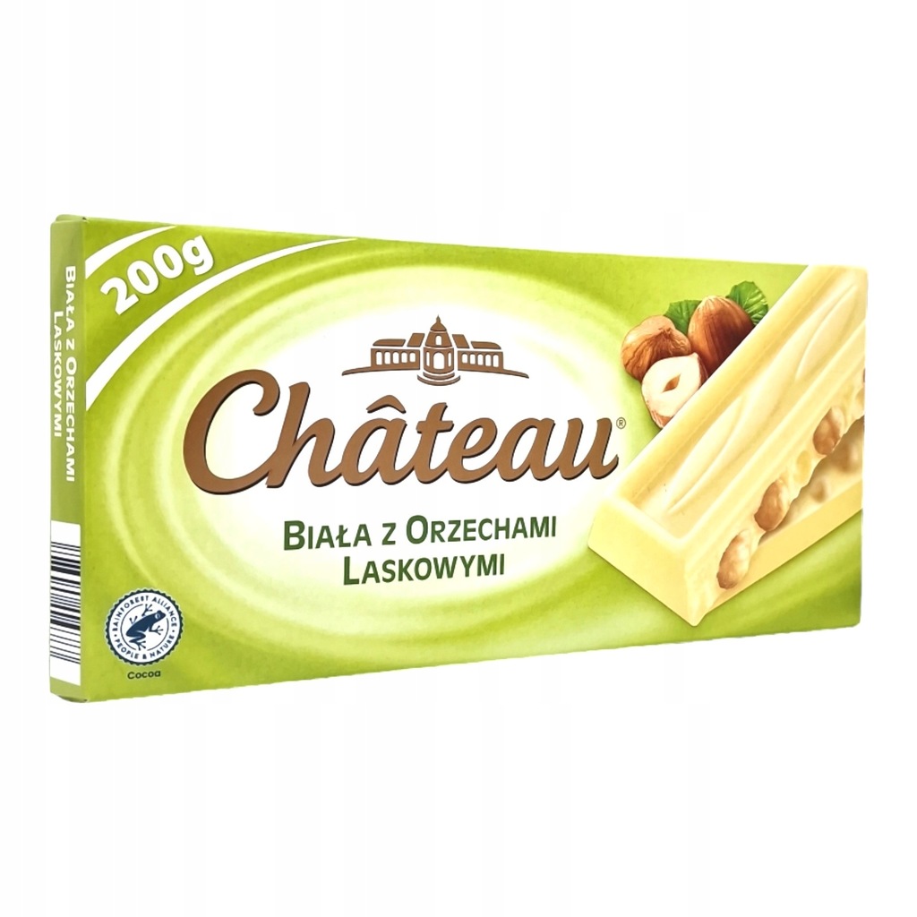 Chateau Czekolada BIAŁA Z ORZECHAMI LASKOWYMI 200g