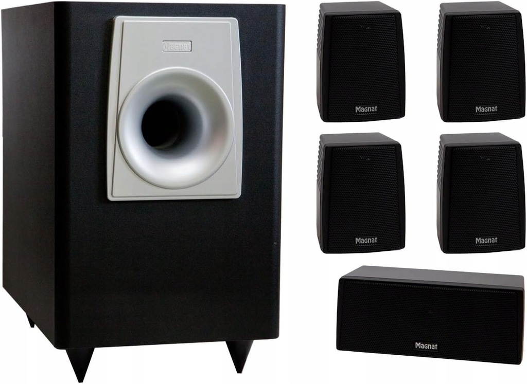 MAGNAT Stylus 5000 5-KOLUMN + SUBWOOFER AKTYWNY