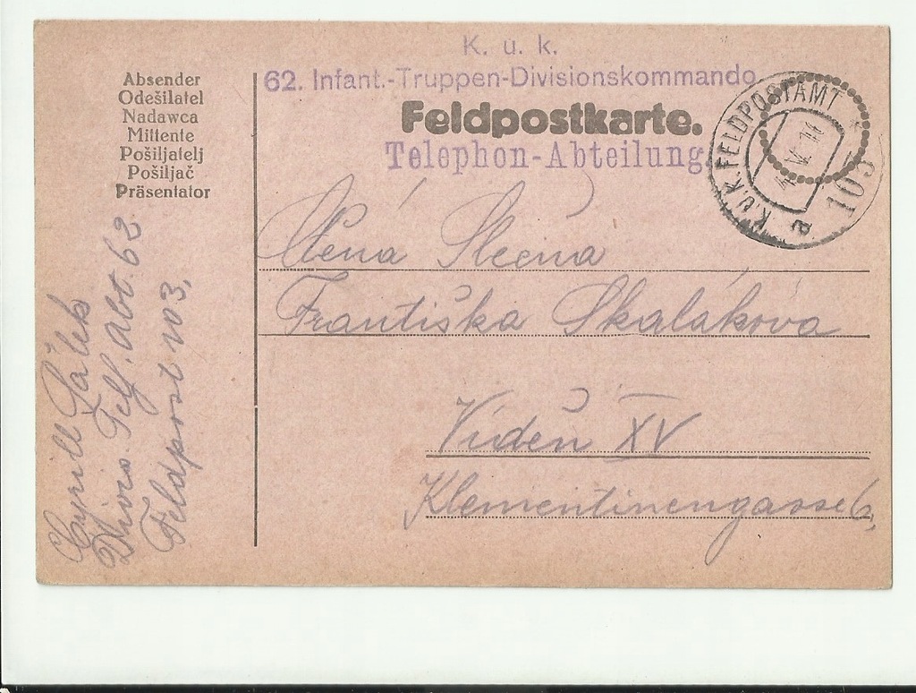 299/ Feldpost 1916