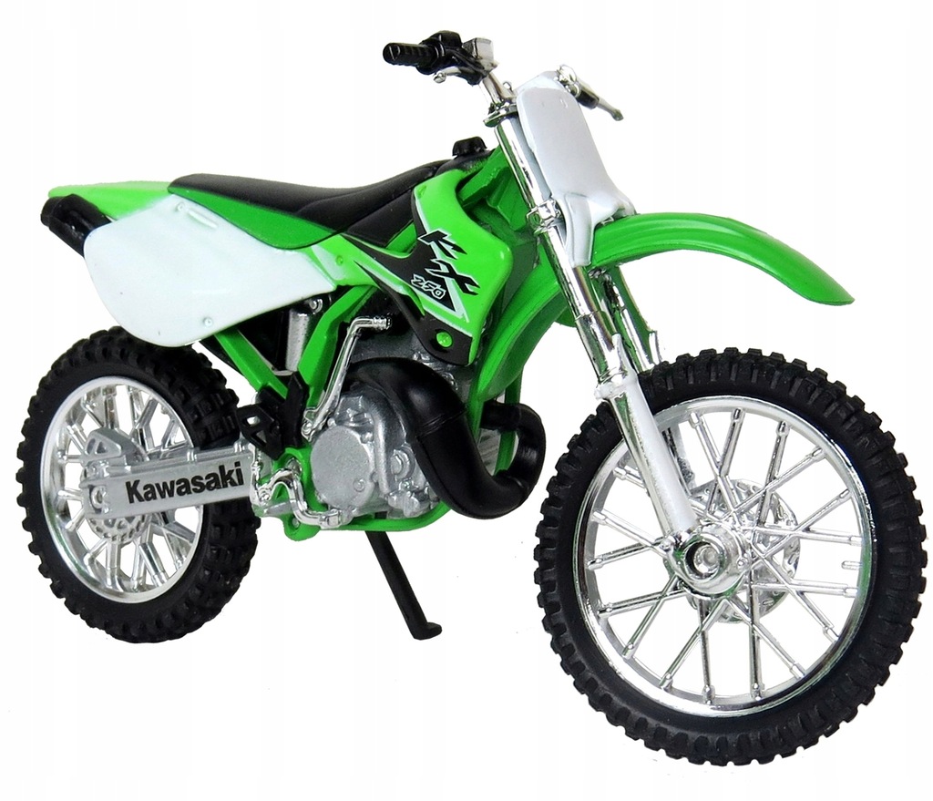 MOTOR 02 KAWASAKI KX 250 MOTOCYKL Welly 1:18