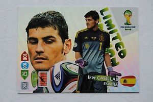 Limited Edition CASILLAS WORLD CUP 2014 PANINI