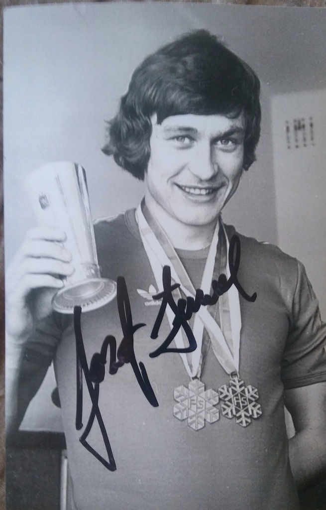 JÓZEF ŁUSZCZEK zdjęcie z autografem 9648398588 oficjalne archiwum