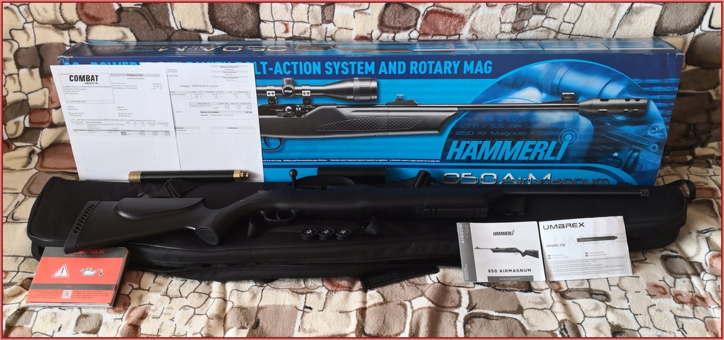 HAMMERLI AIRMAGNUM 850 4,5 MM 7,5 J BOX PL GW FV