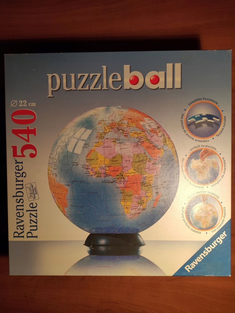 Puzzle 3D Ravensurger Globus 540 el.