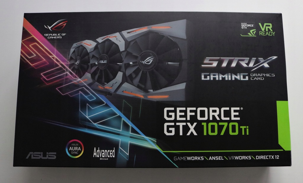 Купить ASUS GeForce GTX 1070Ti ROG STRIX GAMING 8 ГБ Gw: отзывы, фото, характеристики в интерне-магазине Aredi.ru