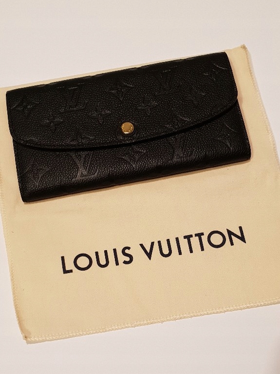 Portfel Louis Vuitton Emilie Monogram Noir Czarny