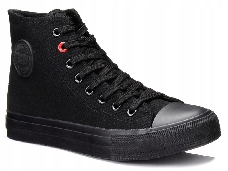 TRAMPKI BIG STAR T274033 CAŁE CZARNE WYSOKIE r.38
