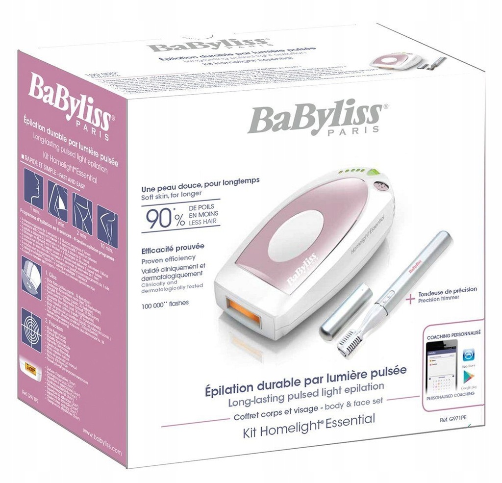 DEPILATOR IPL LASEROWY BABYLISS G971PE HOMELIGHT 7875293417