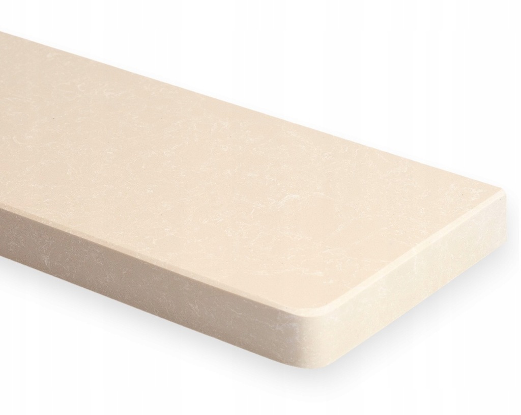 PARAPET KAMIEŃ KONGLOMERAT MARMUROWY BEIGE LUNA 24 cm x 110 cm GRUBOŚĆ 2CM