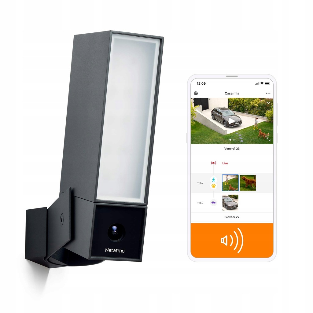 Netatmo Inteligentna Zewnętrzna Kamera Wifi z 105